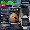 Military 1000mAh Battery Smart Watch IP68 Waterproof Bluetooth Call 1.83" HD Men Sports Blood Oxygen Smartwatch  New