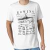 Rowing Sport Rower Sculling Single Scull Boat Vintage Patent Essential T Shirt Vintage Fashion Stylish Unisex