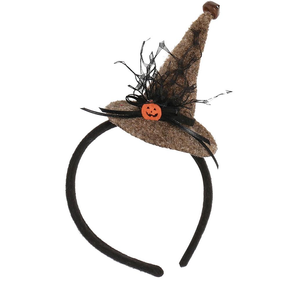 Witch Headband For Halloween Parties Comfortable Adjustable Costume Accessory Cosplay Headpiece For Adults Kids