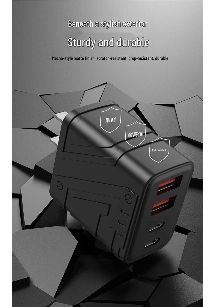150W High-Power Multi-Port Super Fast Charger Plug for Mobile Phones