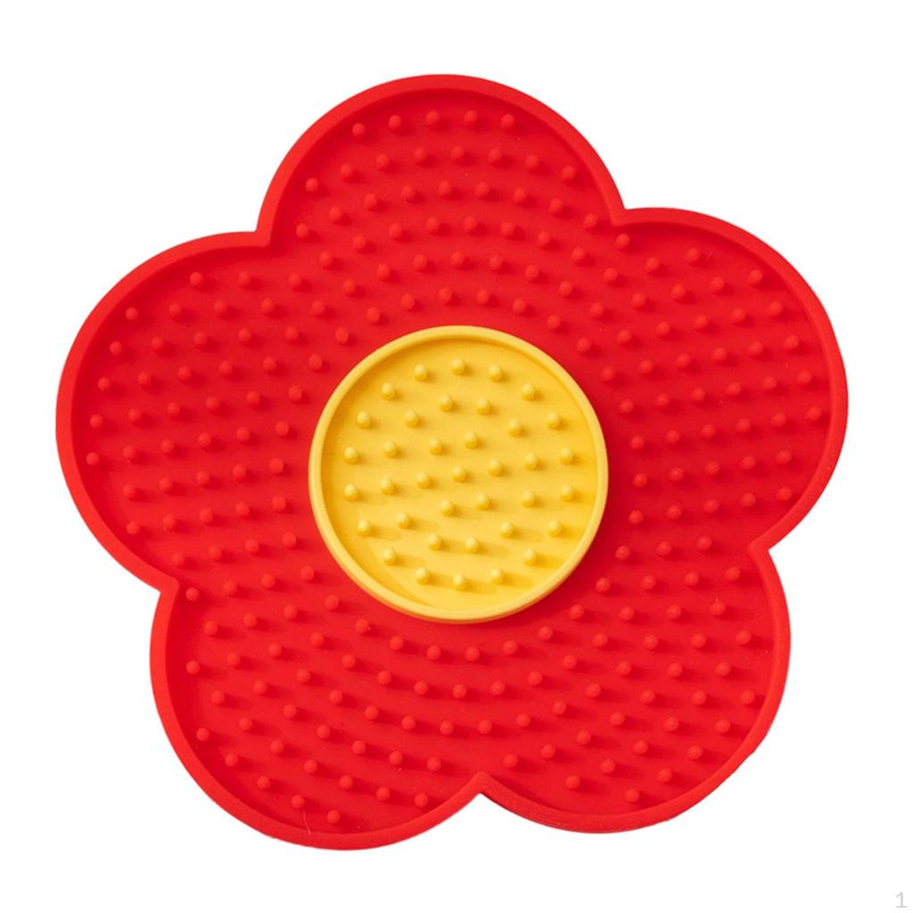 Dog And Cat Lick Mat with Suction Cups, Puppy Bowl, Peanut Butter Pad, Mat, Slow Feeder for
