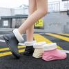 Rain Shoes Women's Lightweight Overshoes Fleece Wear-resistant Rubber Shoes Low-top Fashion Outer Wear Short Rain Boots Non-slip Water Shoes Fashion