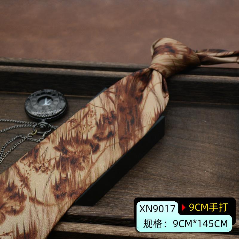 

Краватка Чоловічий Формальний Одяг Британський Джентльмен Ретро Стиль 9 см Широка Версія Ручна Робота Студентський Професійний Одяг