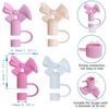 Reusable Straw Topper Accessories Spill Leak Stopper Silicone Straw Tips Cover  for Stanley Cups