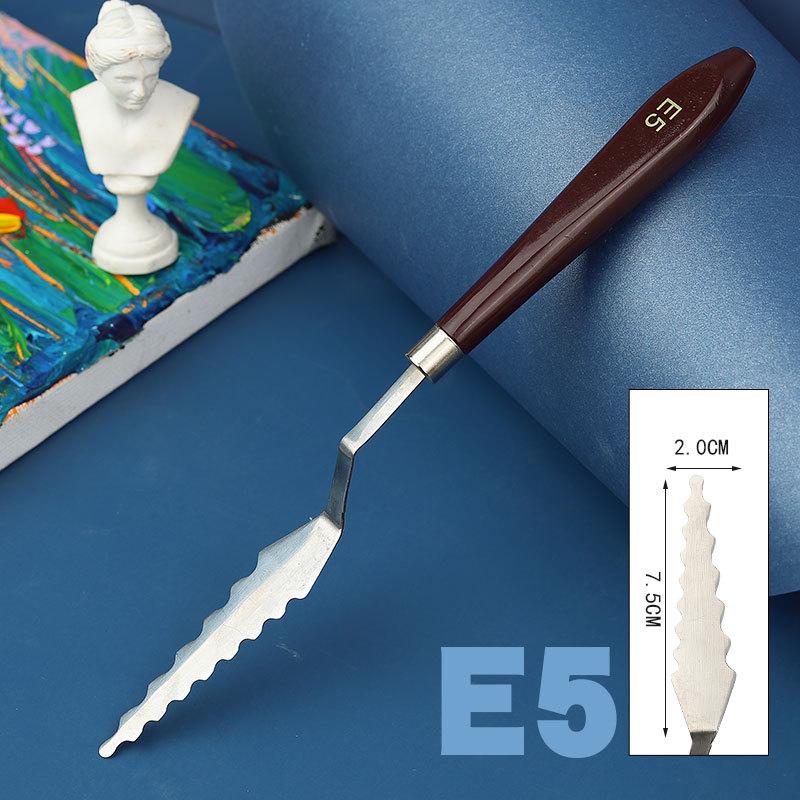 Irregular Shape Palette and Scraper Art Knife for Oil, Acrylic, and Gouache Painting