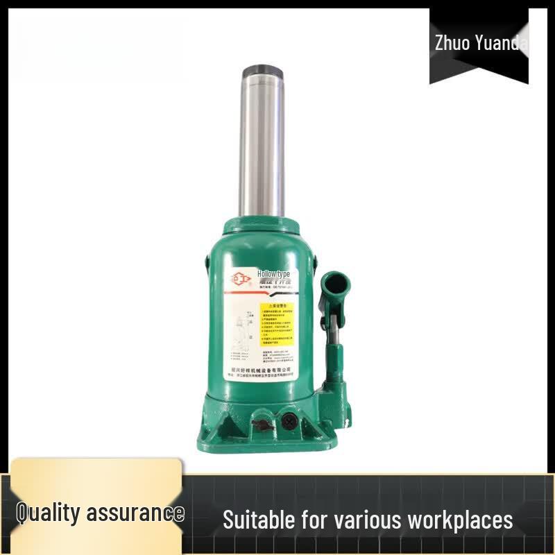 Heavy-Duty Hydraulic Jack with Hollow Screw Rod