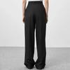 Fashion Pleated Wide Leg Pants Autumn Solid High Waist Suit Pants With Pocket Elegant Office Lady Trousers 24307