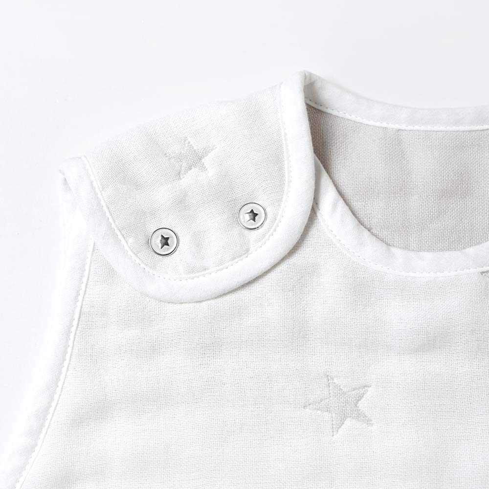 10mois Fluffy Gauze Baby 58cm For Newborns to 3 Years Product 20151055 (6-Layer Gauze) Sleeper, 100% Cotton, White, Length, Old, Number