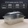 Youde 304 Stainless Steel Food Display Tray with Transparent Cover