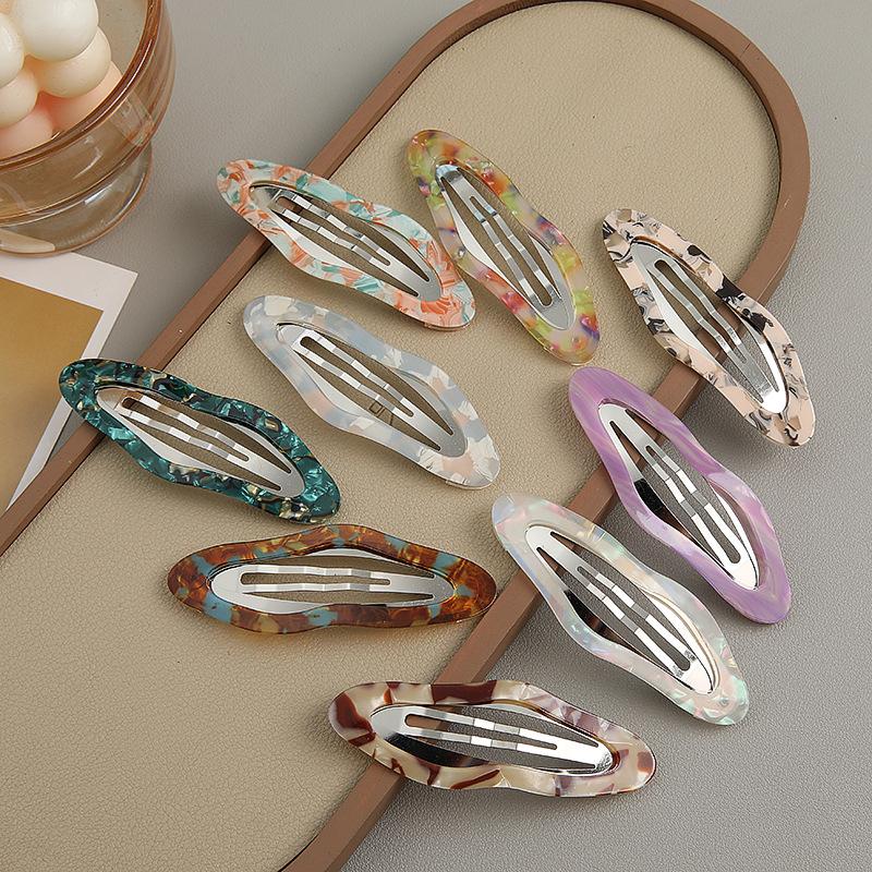 New Vintage Geometric Cloud Side Bangs Hairpins BB Clip Sweet Make Up Hair Clips Barrettes Headwear Girls Women Hair Accessories