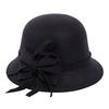 Female  Winter Fashion Casual Hat Dome British Top Hat