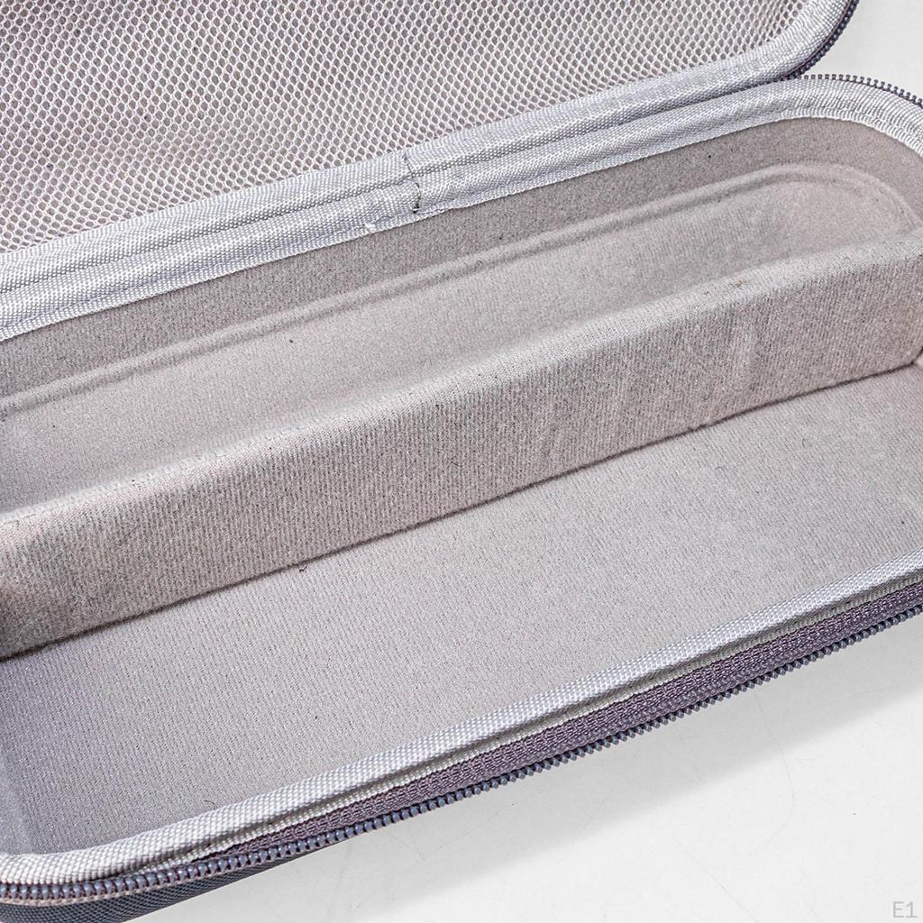 Microphone Case Double Microphones Protective Storage with Mesh Pocket Shockproof Portable for