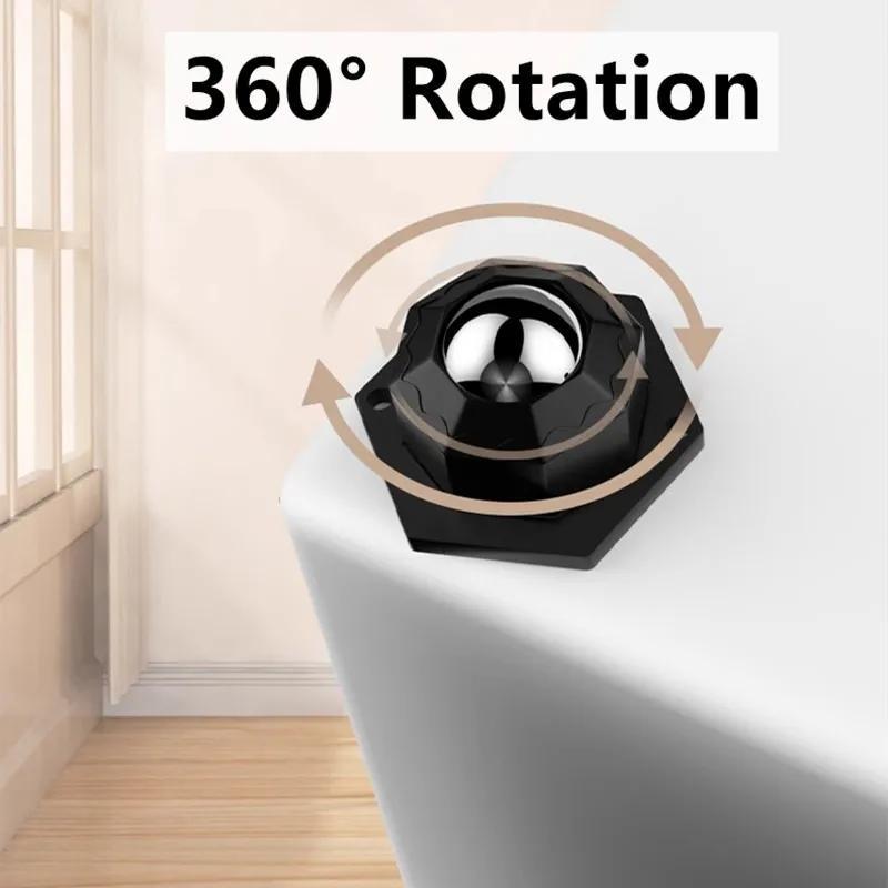Ruedas para Mover Muebles de Alta Resistencia con Giro de 360 Grados, Rodamiento Suave para un Movimiento Fácil, Adecuadas para Muebles Pesados