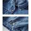 Women's Vintage Warm Denim Jacket Denim Jacket Plus Size Long Sleeve Jacket