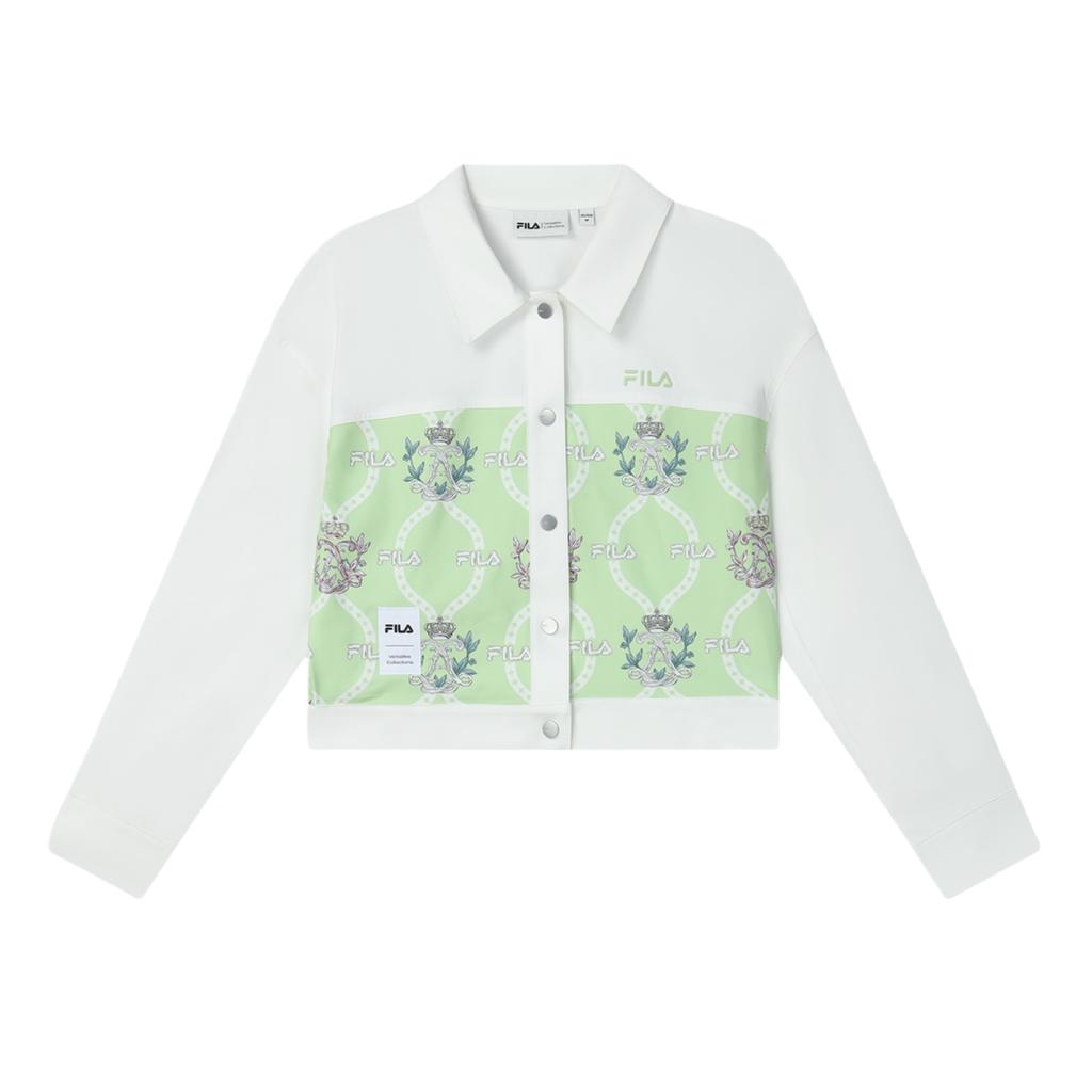 New FILA Jackets Women's Sun White F11W428709FWT