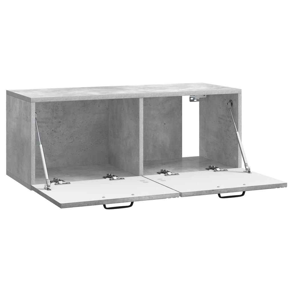 Wall Mounted TV Cabinet Concrete Grey 78.5 x 31 x 30 cm