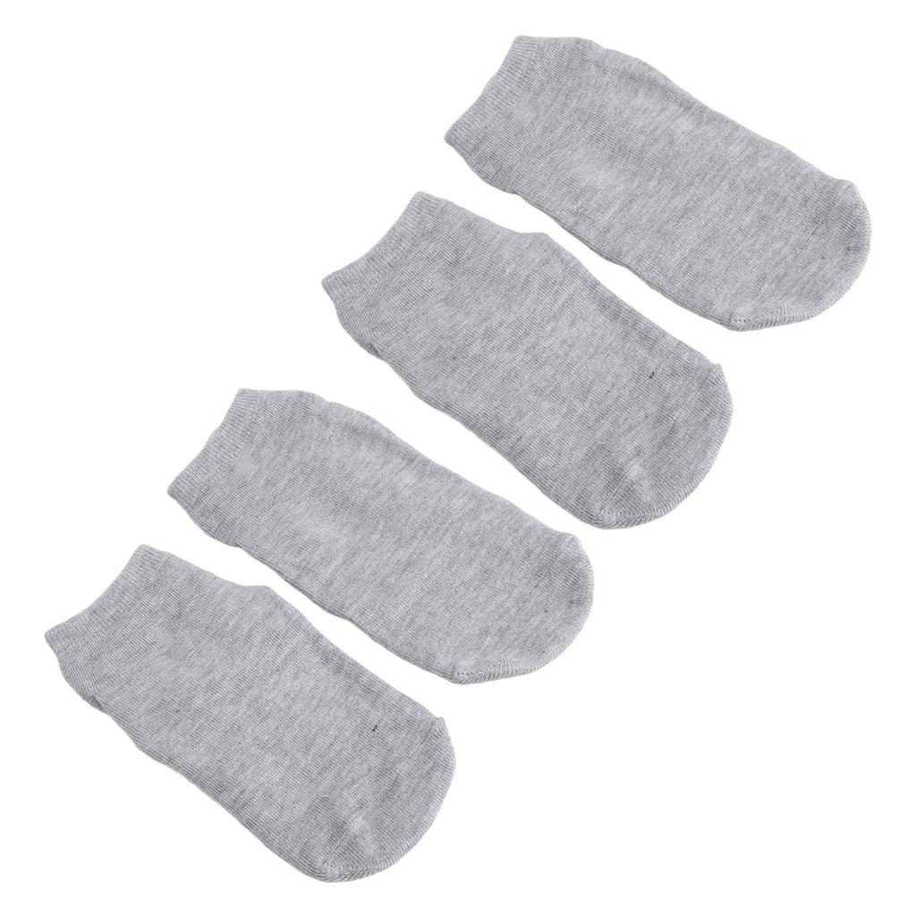 2 Pairs Short Elastic Sports Socks Prevent Slipping Breathable Athletic Low Cut Socks for Elderly