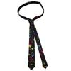 Zebra Leopard Print LOVE Poker 5cm Tie with Unisex Shirt - Versatile, Customizable 
