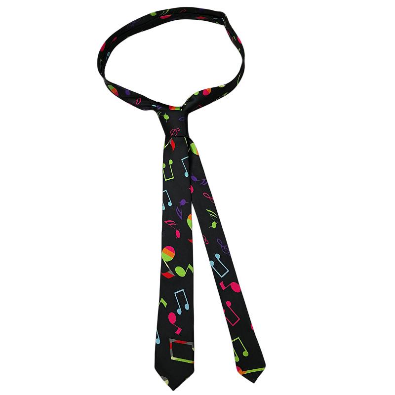 Zebra Leopard Print LOVE Poker 5cm Tie with Unisex Shirt - Versatile, Customizable