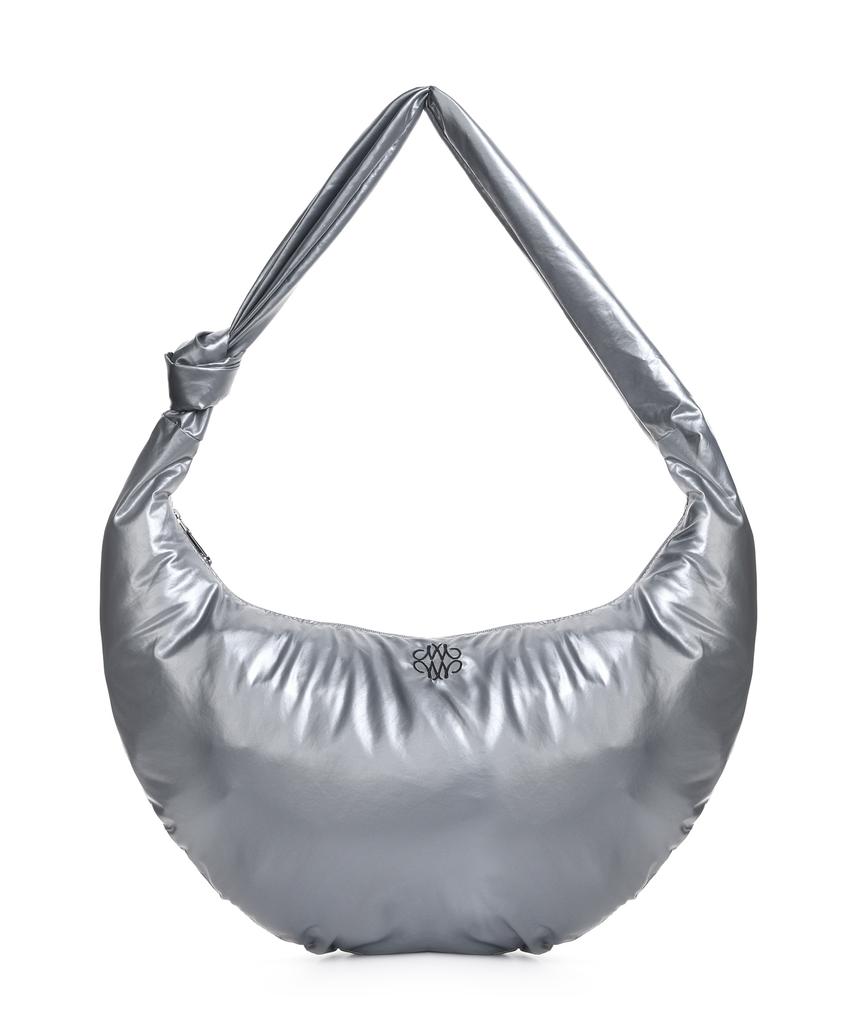 Nick&Nicole Nicole Glossy Shoulder Knot Bag_Silver