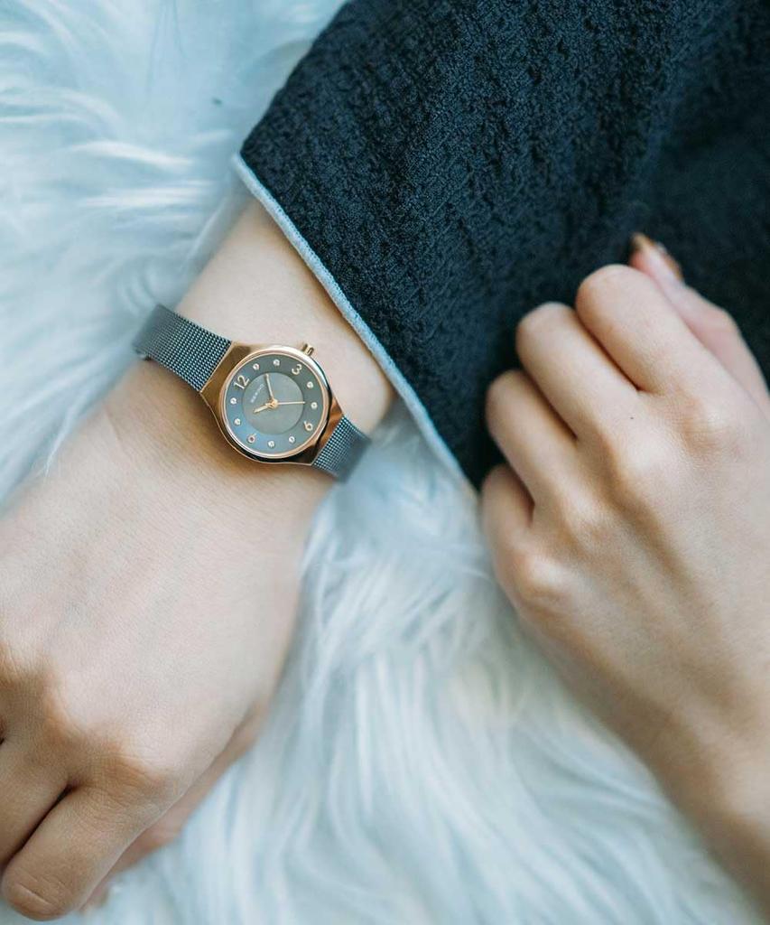 [Authorized Import] BERING Women's Watch, Scandinavian Design, Simple Wristwatch, Durable and Scratch-Resistant Sapphire Glass, Gift, Present,