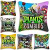 Game For Plantss Vs. Z-Zombies Pillow Covers Cartoon Sofa Decorative Home Double-sided Printing Short Plush Cute Cushion Cover