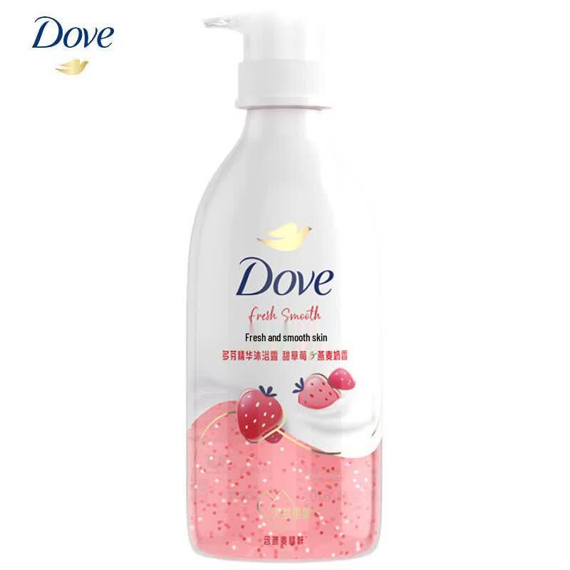 Dove Сладкая Клубника и Овсяное Молочко Эссенция Гель для Душа