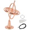 Metal Gyroscope Bracket Gyroscope Decompression Toy Mini Balance Spinning Top Artifact Rose Gold