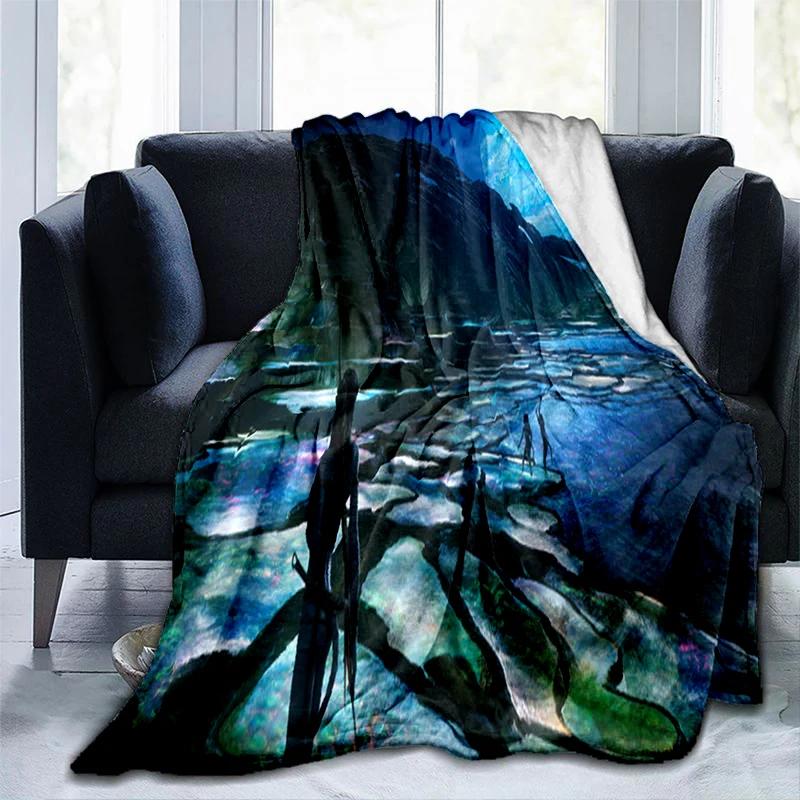 Avatar Film Gedruckte Weiche Warme Decke für Wohnzimmer Schlafzimmer Bett Sofa Couch Büro Geschenke Flanell Überwurfdecken