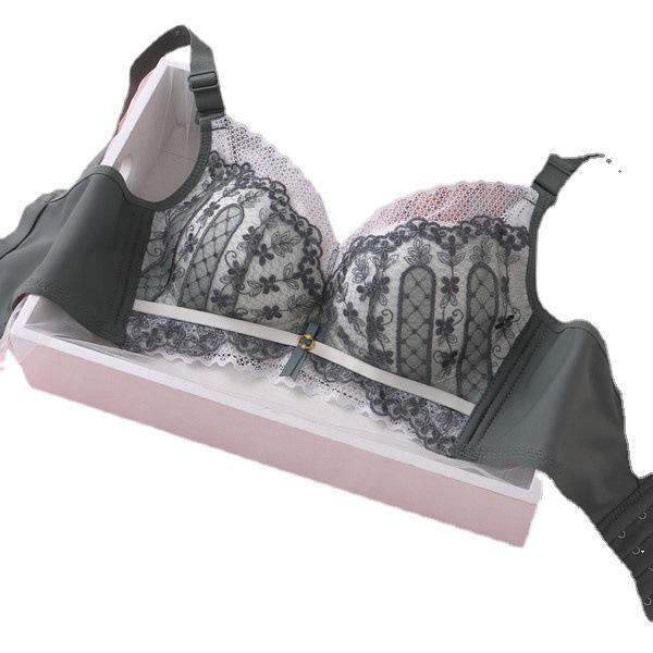 Sutiã Push-Up Macio de Primavera para Mulheres: Fino, Suporte Lateral, Sem Aros, Espessura Média, Branco/Cor da Pele.