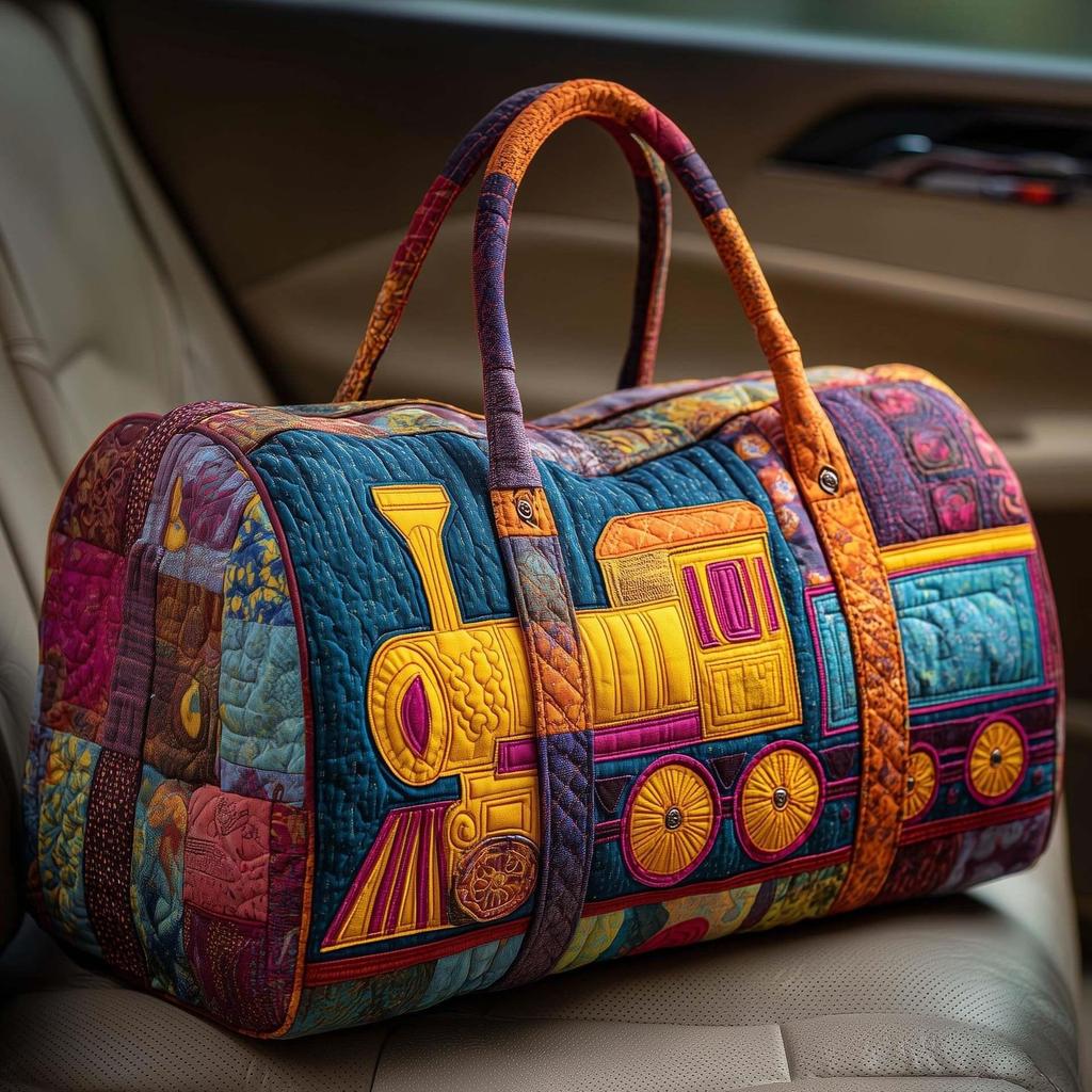 3D-gedruckte gesteppte Baumwoll-Reisetasche - Damen Yoga-Tote-Handtasche