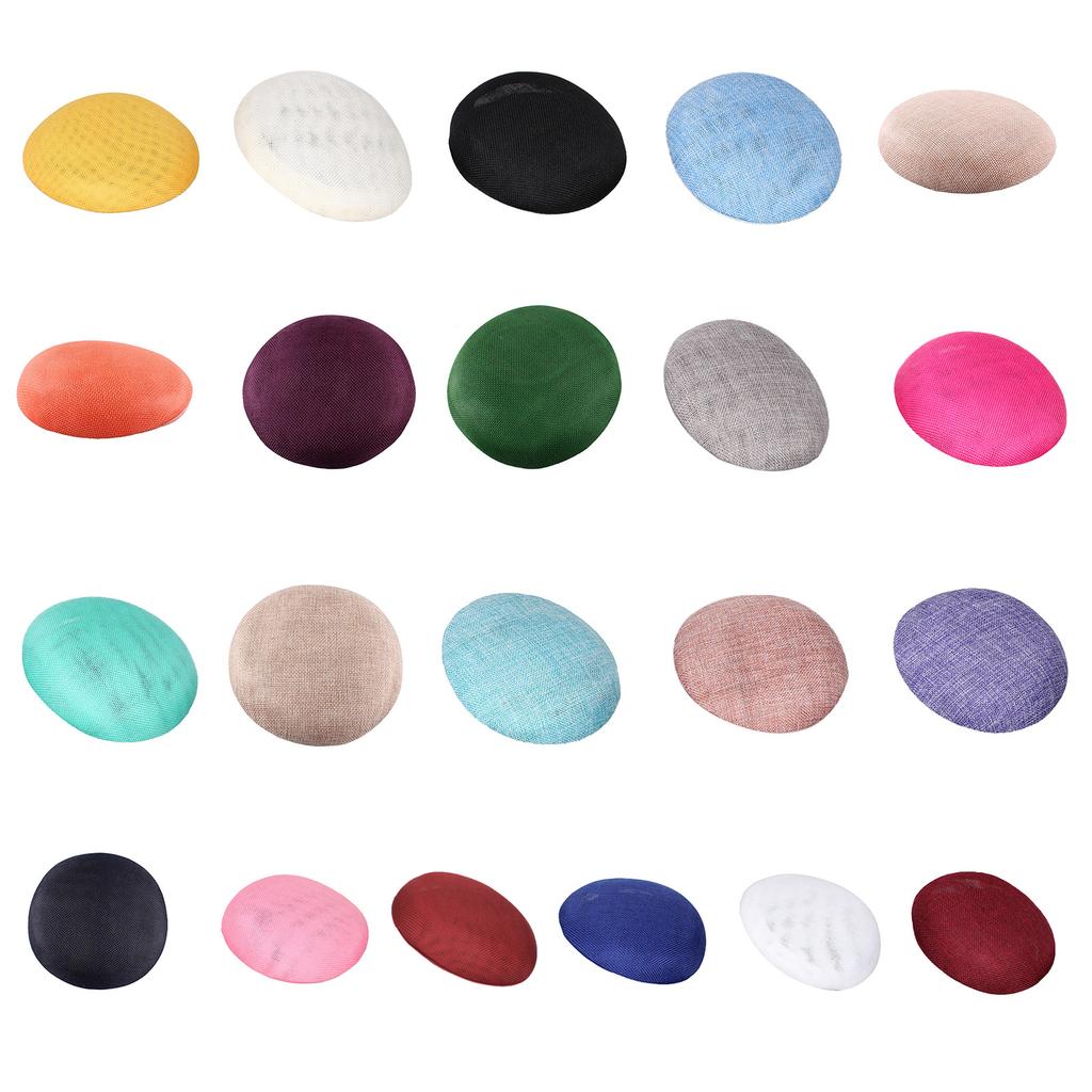 15cm Sinamay Hat Fascinators Hat Base for Women Millinery DIY Accessories Cocktail Teaparty Headpieces Round Hat Base