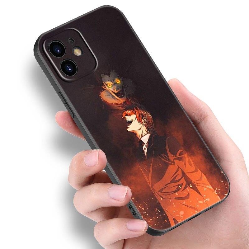 Черный чехол для телефона с аниме Манга Death Note Ryuk для Apple iPhone 14 13 12 Mini 11 Pro Max 7 8 XR X XS 7 8 Plus SE 2020 2022 iPhone SE 2022
