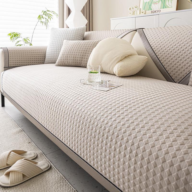 Cool Doudou fabric, sofa cushion, universal in all seasons, non-slip mat, simple and modern style, sofa cover towel