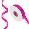 Organza Chiffon Ribbon Candy Satin Striped Sheer Craft Ribbons for Bows Making Gift Wrapping Wreath 50 Yards x 1" Decoration