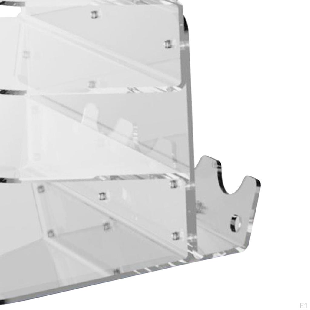 Keyboard Mice Storage Rack Computer Holder Shelf Acrylic Desktop Organizer