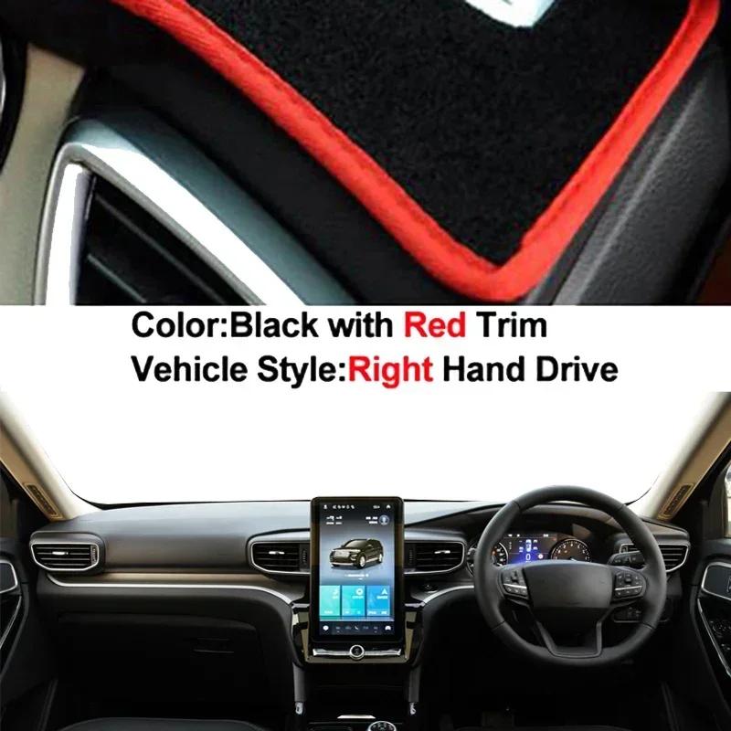 Car Dashboard Cover Non Slip Pad For Ford Explorer Car Dash Mat Sun Shade Pad Anti Slip Cushion Protective