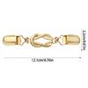 Value Pack Traditional Clothing Clamps Not Slip Top Stays For Formal Incidents Everyday 4.72 Foot Garment Fasteners
