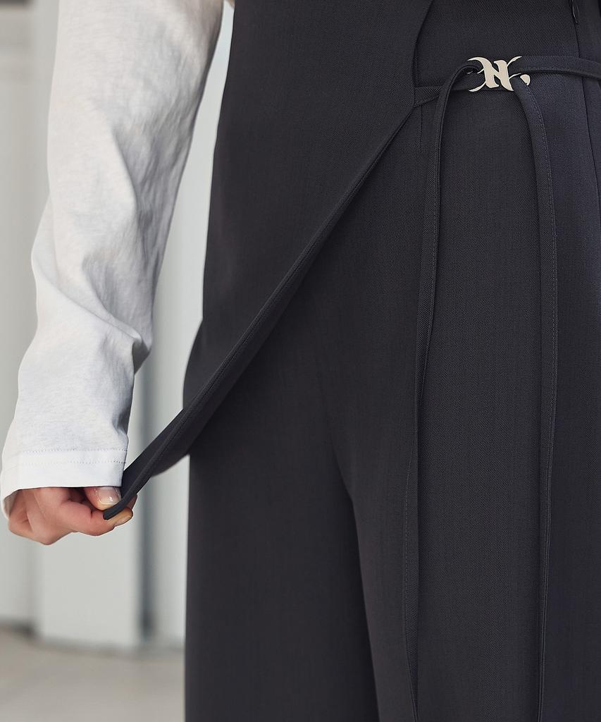 NON AND NON String Skirt Layered Slacks_Nssl515