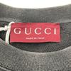 Gucci [/Domestic Genuine] 784413 Cotton Jersey Logo Patch Crew Neck Sweatshirt/ Tops S grayUsed