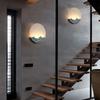 Chinese Acrylic Wall Light Iron Art Bedroom Bedside Lamp Led Creative Staircase Lantern Courtyard Corridor Torch for Living Room