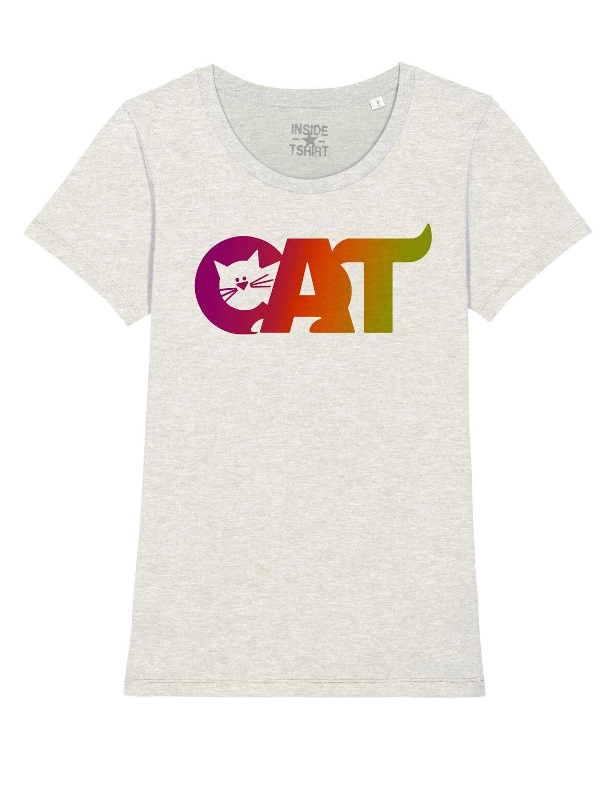 Women Cat Lover Cat Lover Cats Kitty T-Shirt Organic Cotton 2XL