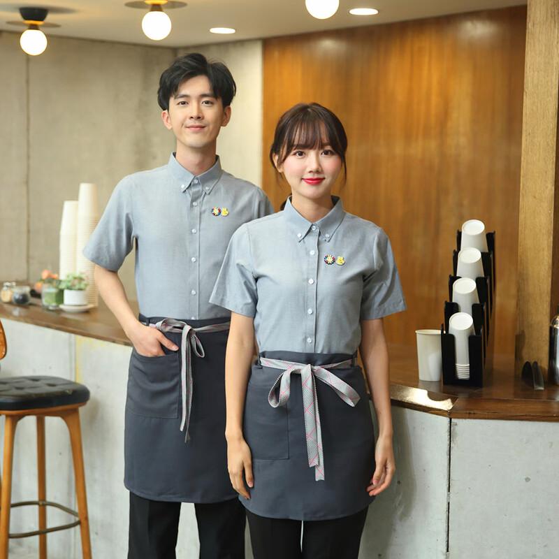 Ruima Women s Short Sleeve Waitstaff Uniform Top L