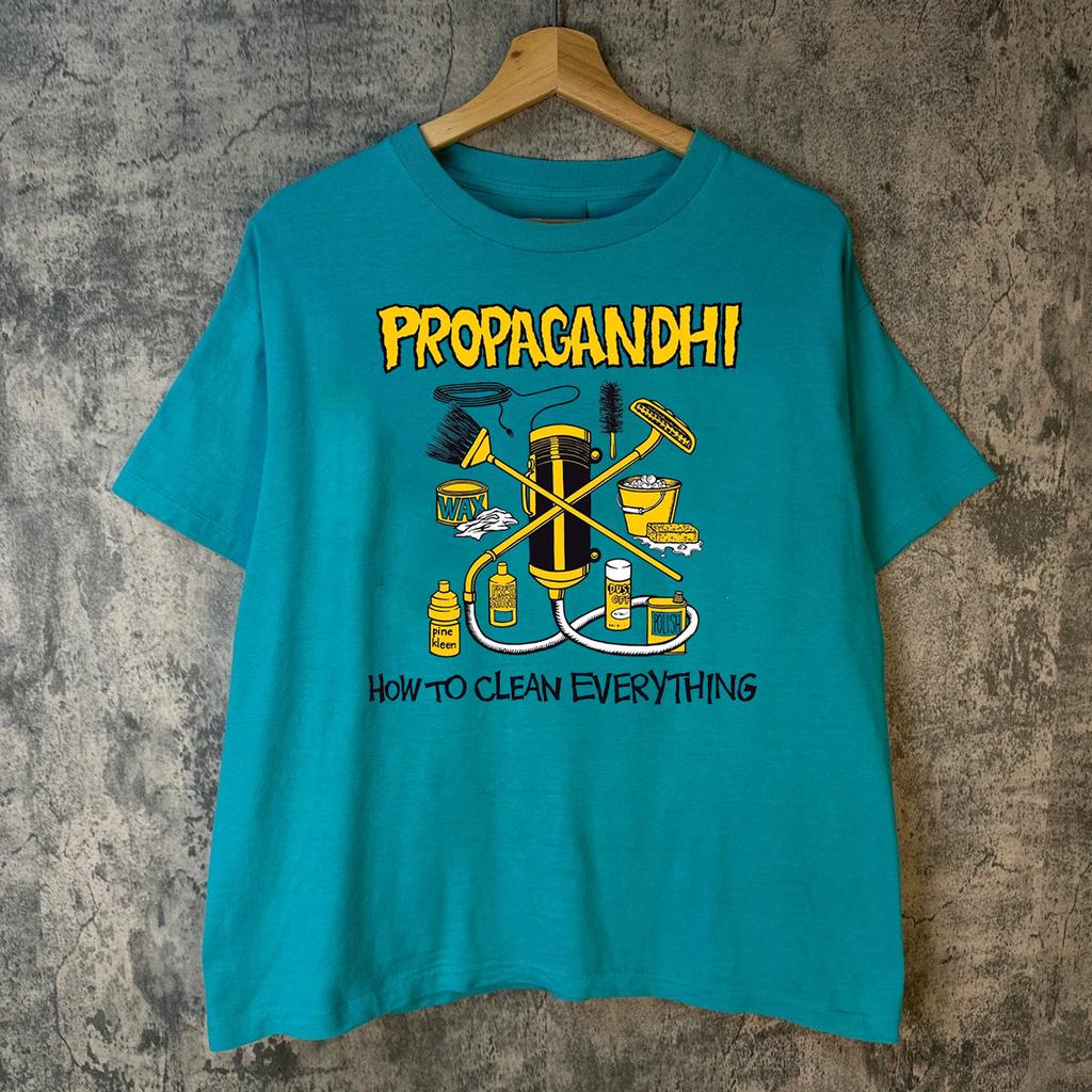 How To Clean Everything Propagandhi Band T Shirt Mens Womens Tees Top FULL SIZE S-4XL