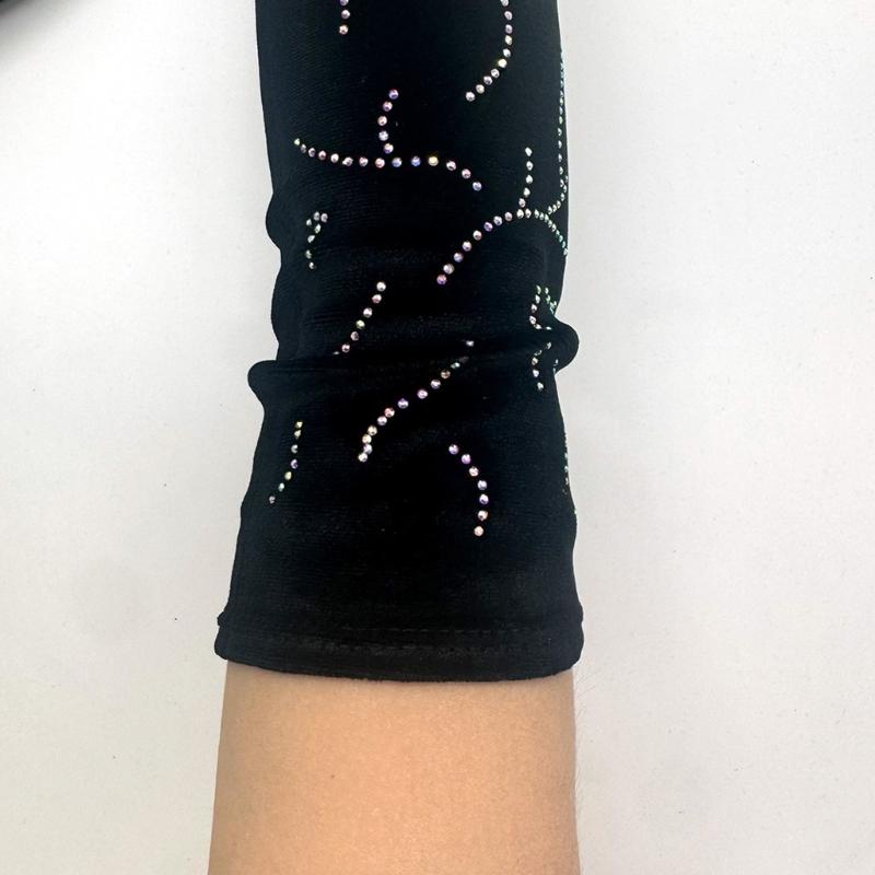 Bridal Sleeves Gloves Wedding Dancing Gloves Christmas Party Supply Long Stretchy Gloves for Concert Operas