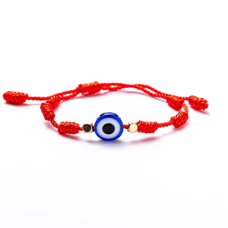 1pcs Chinese New Year Red Lucky Bracelet, Minimalist Handmade Braided Friendship Bracelets For Men And Women