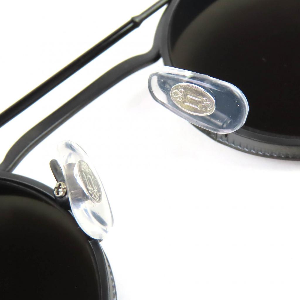Ausgezeichnete MATSUDA Sonnenbrille Zwei Stege Rund Matt Schwarz Herren 2903H Gebraucht