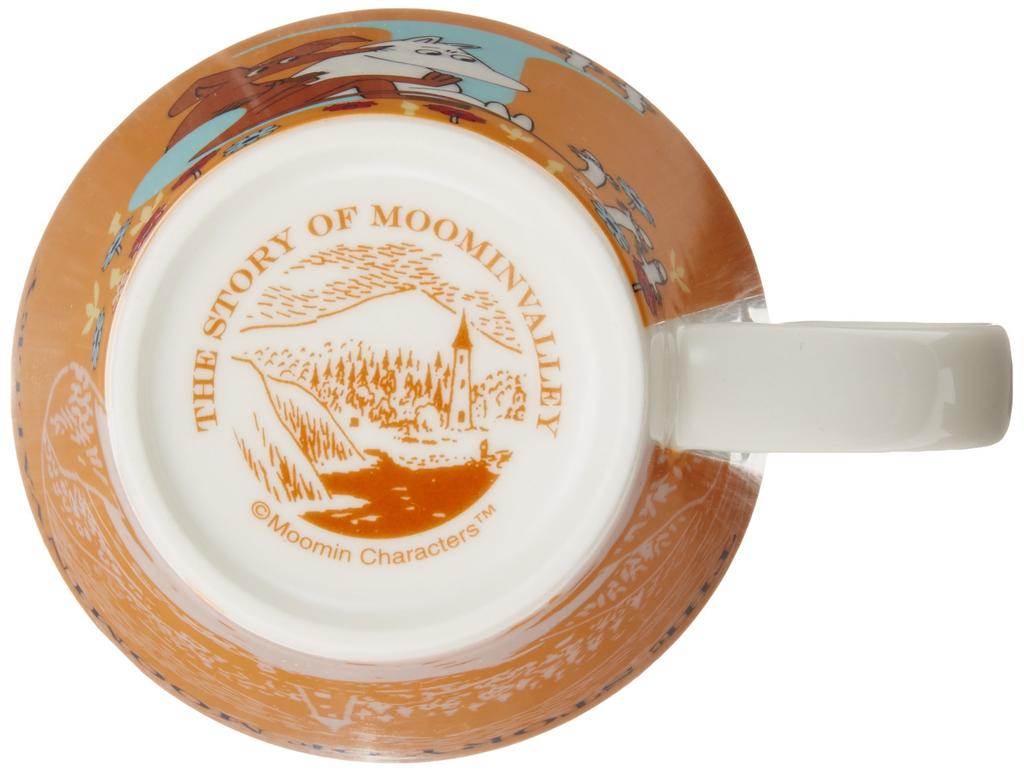 Yamaka Shoten MOOMIN Initial Mug J 340ml microwave Moomin Nordic Day Wedding Made in (approx. capacity, safe) Goods, Style, Mother's Gift, Tableware,