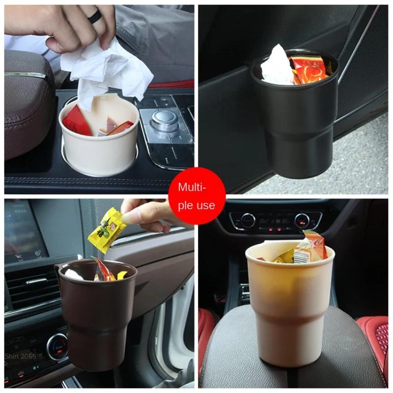 New Compact Car Trash Can Mini Car Vacuum Cleaner Car Interior Garbage Bag Garbage Bin Storage Box Water Bucket Car Accessories