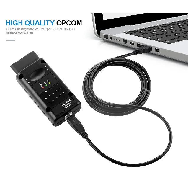 V1.99 OPcom PIC18F458 FTDI V2014 OBD2 car Diagnostic tool for Opel OPCOM flash update 200603A opcom 10-16Pin cable for-opel